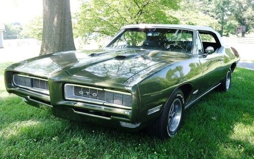 1968 pontiac gto convertible