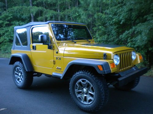 2003 jeep wrangler x sport utility 2-door 4.0l