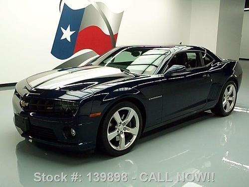 2011 chevy camaro ss rs auto leather sunroof hud 21k mi texas direct auto
