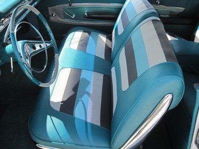 1958 WHITE CHEVY IMPALA, image 11