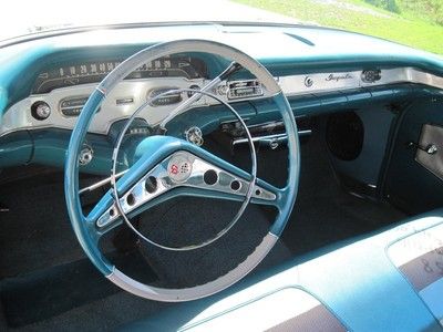 1958 WHITE CHEVY IMPALA, image 12