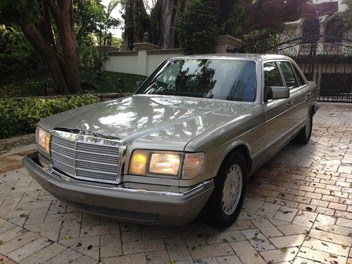 Classic 1989 mercedes 420sel low miles clean autocheck books/records new tires