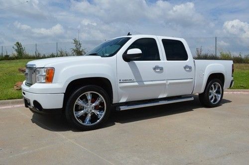 2008 sierra denali, nav, rear dvd, carfax cert, serviced, 22in chrome, pristine!