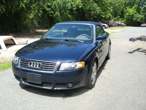 2003 audi a4 convertible 98k 1.8t clean needs work