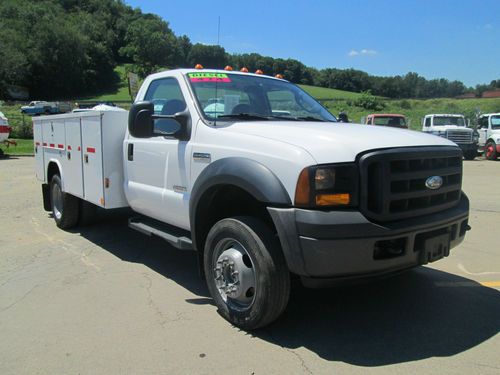 2006 4x4 ford f450 service truck diesel lift gate low miles utility no reserve!