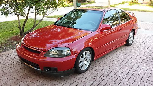 1999 honda civic si coupe 2-door with b18c type r engine low reserve like new