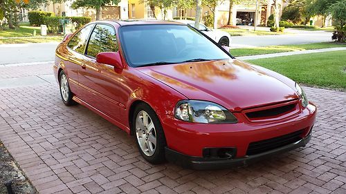 1999 Honda Civic Si Coupe 2-Door WITH B18C TYPE R ENGINE LOW RESERVE LIKE NEW, image 4