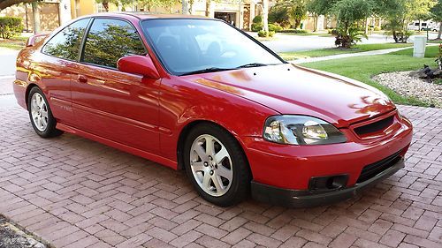1999 Honda Civic Si Coupe 2-Door WITH B18C TYPE R ENGINE LOW RESERVE LIKE NEW, image 5