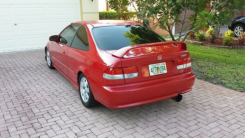1999 Honda Civic Si Coupe 2-Door WITH B18C TYPE R ENGINE LOW RESERVE LIKE NEW, image 7