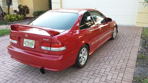 1999 Honda Civic Si Coupe 2-Door WITH B18C TYPE R ENGINE LOW RESERVE LIKE NEW, image 9