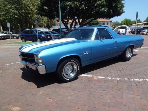 1972 chevrolet elcamino ss / new 450 hp motor / perfect