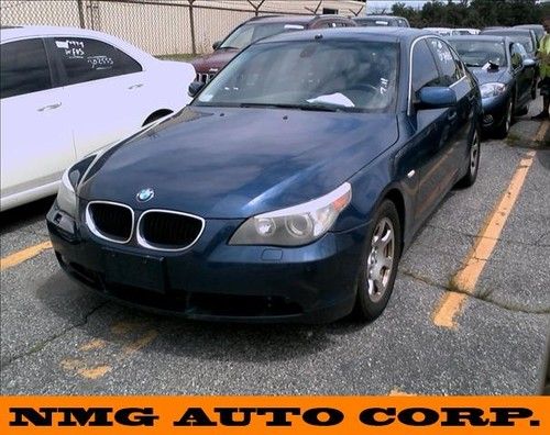 2004 bmw 525i_blue_priced to sell_buy direct and save$$$_international shipp