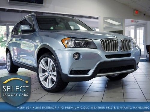 Beautiful x3 35i sport premium cold weather xenon only 3k mls like new
