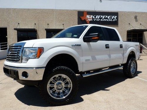 2011 ford f-150 xlt ecoboost 4x4 6 inch lift xd wheels new tires 1 owner nice!