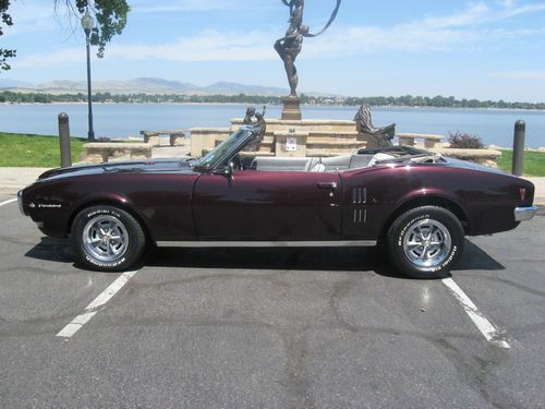 1968 firebird convertible - numbers match- original engine - factory a/c