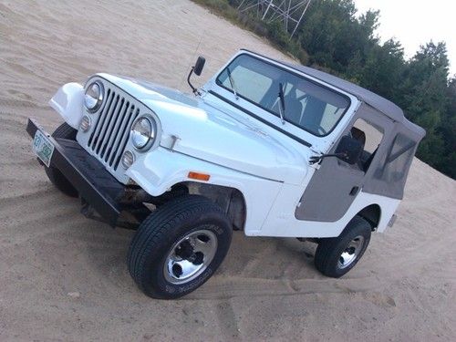 1981 jeep corporation (amc) cj7 jeep 4x4, 4 cyl, 4 spd manual, etc. etc.