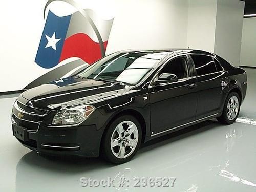 2008 chevy malibu lt two-tone leather chrome wheels 67k texas direct auto