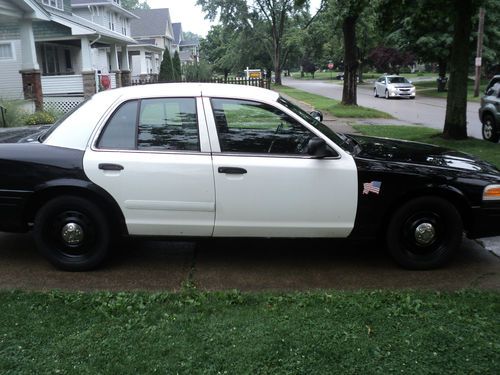 07 ford crown victoria police p71 interceptor sedan 4.6l no reserve! w/ video