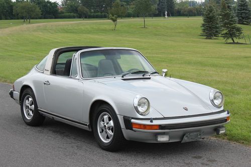 1975 porsche 911s targa silver anniversary *** no  reserve ***