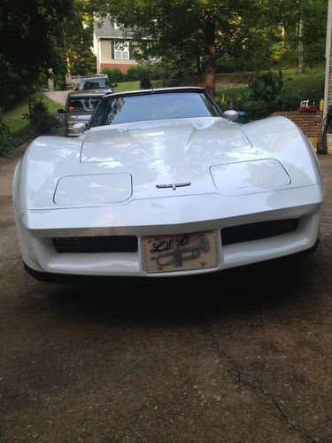 1980 chevrolet corvette l82 white 2d