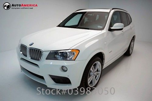 1k mi 2013 bmw x3 35i xdrivesport nav pano roof leather loaded autoamerica