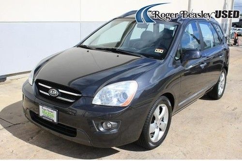 2007 kia rondo ex automatic gray leather non smoker cruise control rear defrost