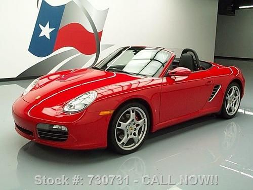 2006 porsche boxster s roadster 6 spd htd leather 9k mi texas direct auto