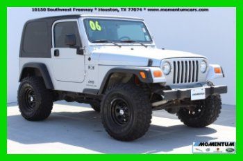 2006 jeep wrangler x 72k miles*4x4 awd 4wd*hard top*automatic*clean carfax