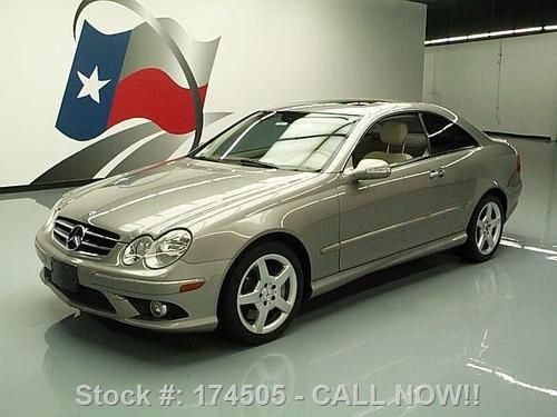 2006 mercedes-benz clk500 v8 coupe leather sunroof 55k texas direct auto