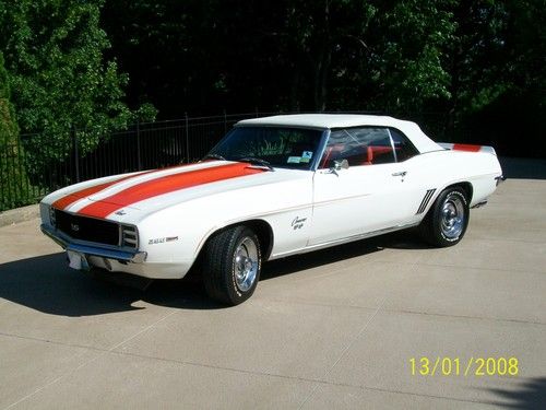 1969 chevrolet camaro ss   454  pace car