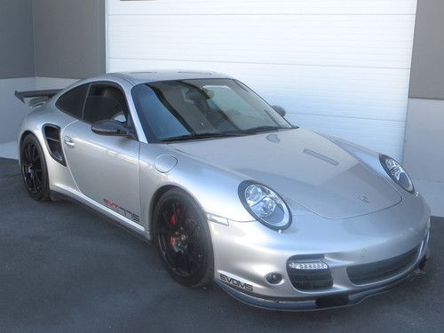 2007 arctic silver porche 911 (997) turbo w/ evt 775 &amp; carbon fiber &amp; upgrades