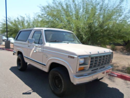 1981 ford bronco custom sport utility 2-door 5.8l 4x4