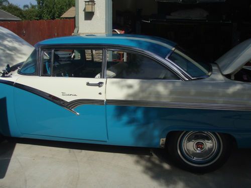 1956 Ford Victoria 2 Door Two Tone 312 AT PDB Excellent Condition, US $29,500.00, image 2
