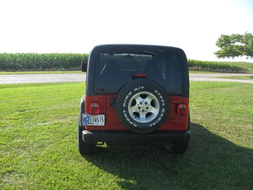 2001 Jeep Wrangler Sport 2-Door 4.0L 4X4 Automatic, US $7,900.00, image 2