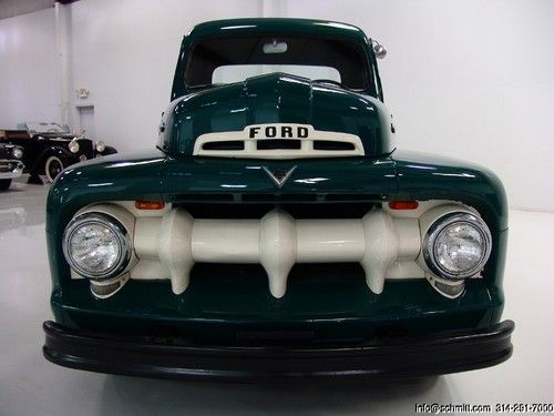 1951 ford f-3 pickup, showing 76,690 miles, 4-speed transmission!