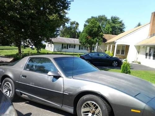 1991 pontiac firebird v6 grey black interior v6