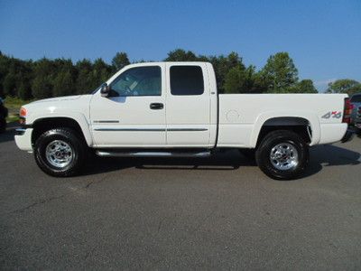 2005 gmc slt sierra 2500hd 4x4 extended cab vortec 6.0l v8 rust free super clean