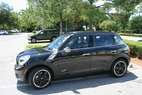 2012 mimi cooper s countryman all4 black metallic many upgrades 15,000 1 owner