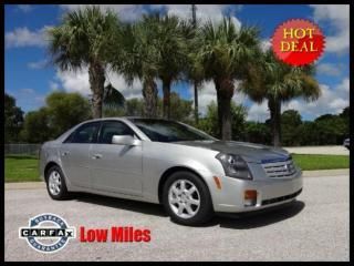 2007 cadillac cts 2.8 carfax certified only 25k miles! fully serviced new tires