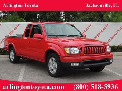 2002 toyota tacoma truck s runner v-6  manual shift am/fm radio