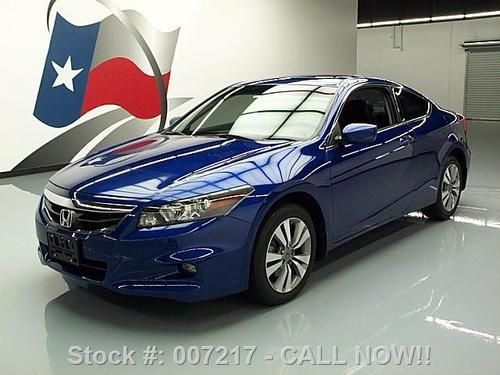 2011 honda accord ex-l coupe sunroof htd leather 36k mi texas direct auto