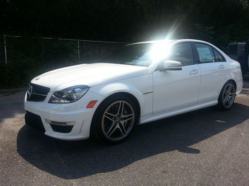 2013 mercedes-benz c63 amg base sedan 4-door 6.3l