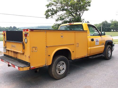 2003 chevy k2500 4x4 duramax utility bed meyers snow plow meyer snowplow 2500hd, image 5