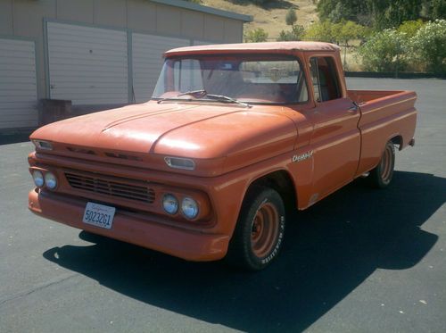 1960 chevy chevrolet apache 10 short bed swb fleet side truck.