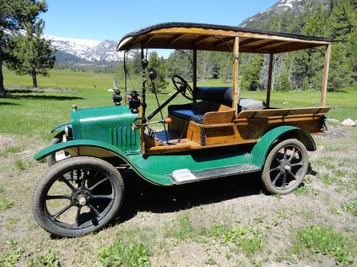 1917 model t woody depot hack, recently restored, runs great