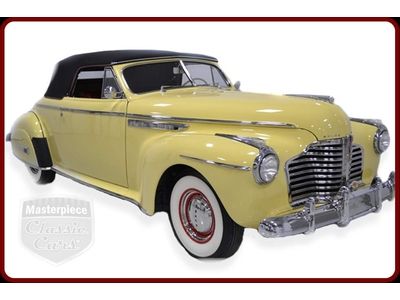 41 buick roadmaster convertible 320ci fireball straight eight 165 hp 3 speed
