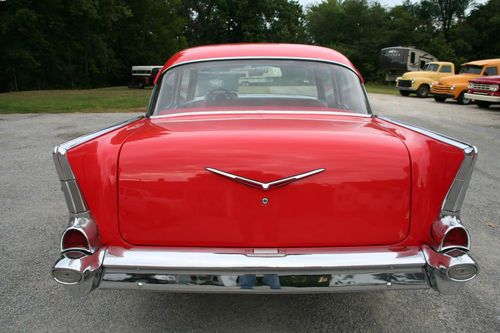 1957 CHEVROLET BELAIR 2 DOOR SEDAN 283 AUTO POWER STEERING, US $28,500.00, image 4