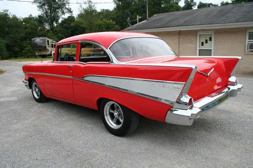 1957 CHEVROLET BELAIR 2 DOOR SEDAN 283 AUTO POWER STEERING, US $28,500.00, image 5