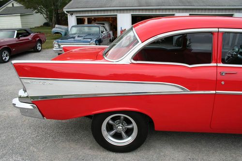1957 CHEVROLET BELAIR 2 DOOR SEDAN 283 AUTO POWER STEERING, US $28,500.00, image 8