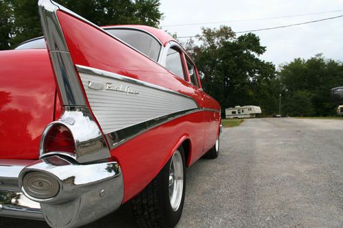 1957 CHEVROLET BELAIR 2 DOOR SEDAN 283 AUTO POWER STEERING, US $28,500.00, image 15